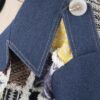Perzische Loszittende Manto voor Vrouwen met Patchwork Design