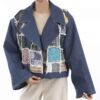 Perzische Loszittende Manto voor Vrouwen met Patchwork Design