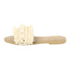 Melkachtige Macramé Boho Chic Slippers – Dames