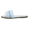 Witte Macramé Boho Chic Slippers – Model Plat