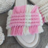 Witte Macramé Boho Chic Slippers – Model Zomer