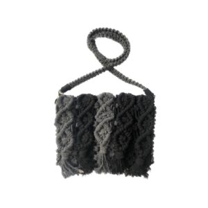 Perzische Macramé Schoudertas voor Vrouwen Handgeweven Model Baft