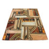 Perzisch Patchwork Kilim Tapijt Handgeweven Geometrisch Bruin