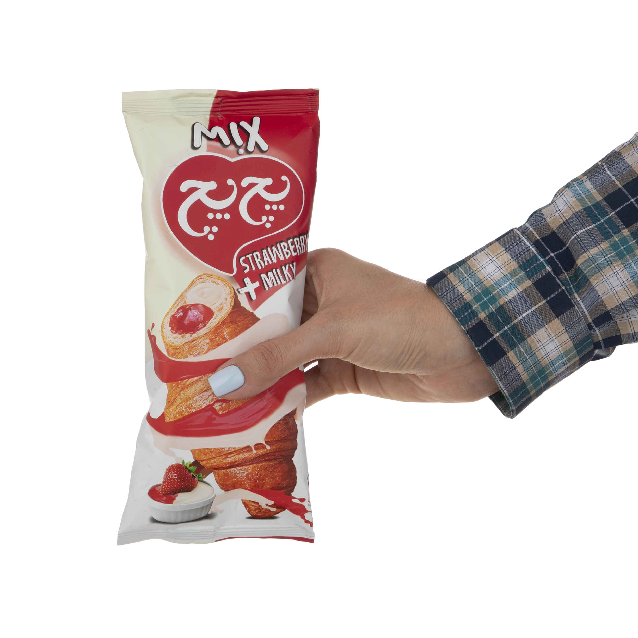 Perzische Pech Pech Aardbei & Melkroom Croissant 55 gr (16x)