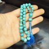 Perzische Neyshabur Turkooise Rozenkrans: 33 Gebedskralen Tasbih