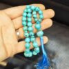 Perzische Neyshabur Turkooise Rozenkrans: 33 Gebedskralen Tasbih
