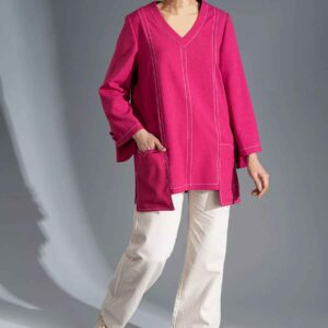 Perzische Stijl Dames Tuniek Top met Zakjes Model Shinza