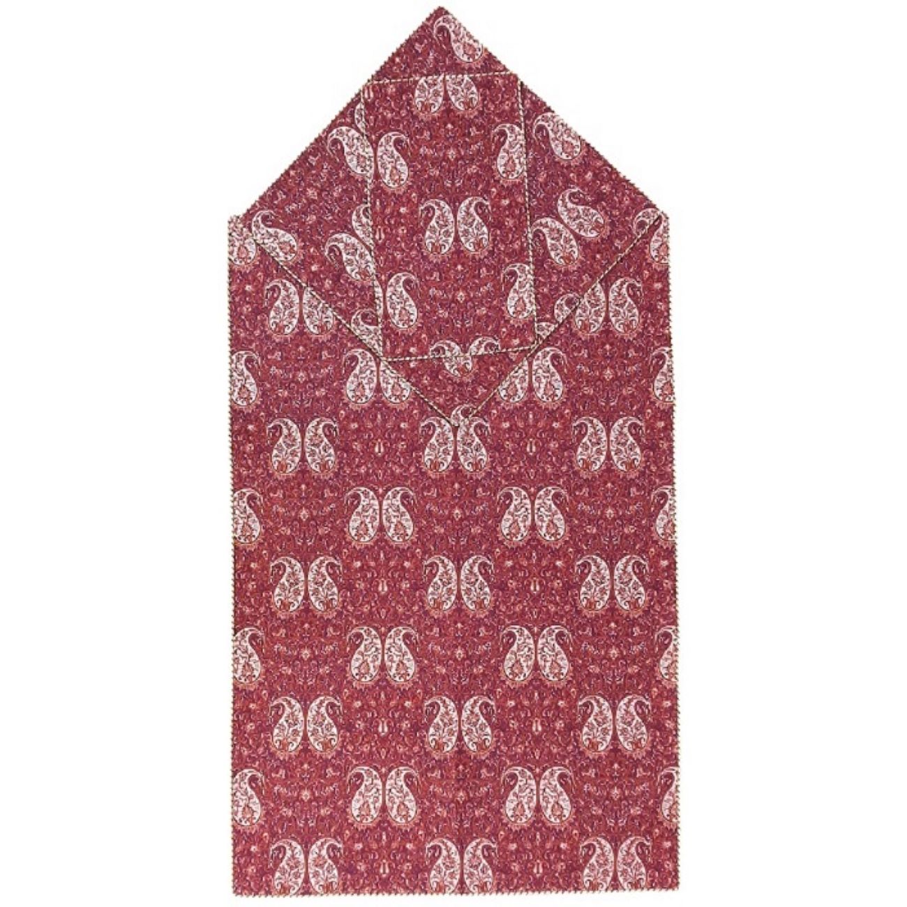 Perzisch Termeh Gebedskleed – Rood Paisley – Dunne Sajadah