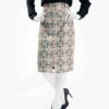 Perzische Strakke Rok met Naadloos Design voor Vrouwen