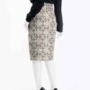 Perzische Strakke Rok met Naadloos Design voor Vrouwen