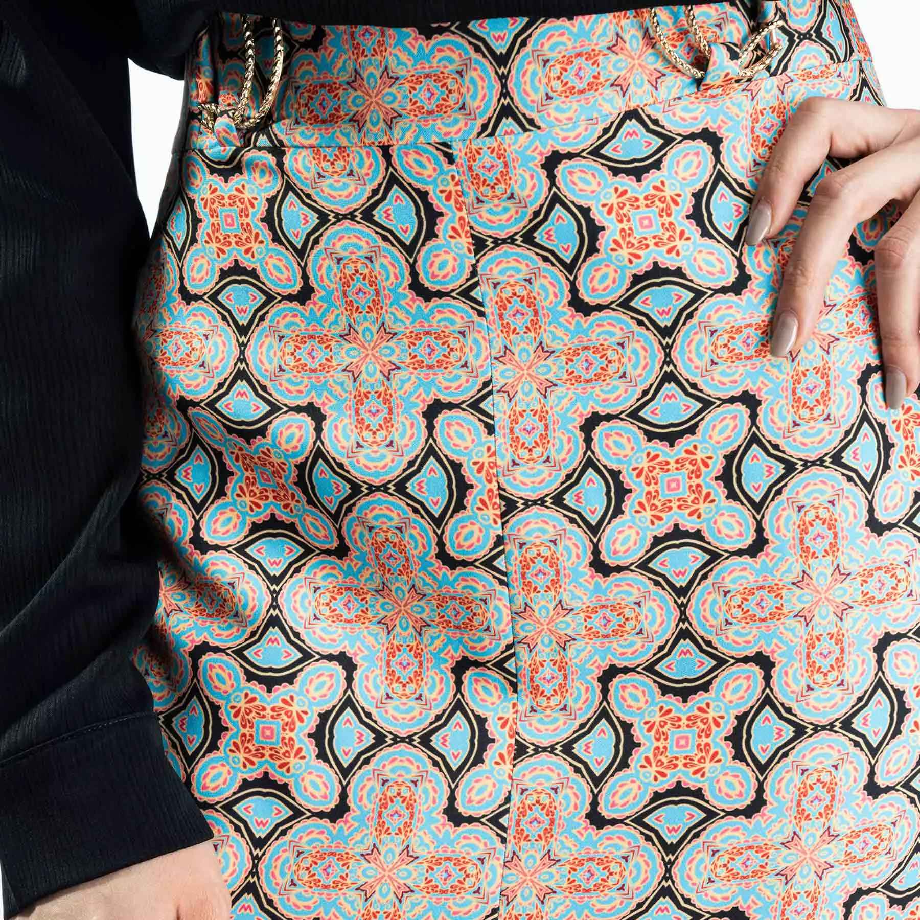 Perzische Strakke Rok met Naadloos Design voor Vrouwen