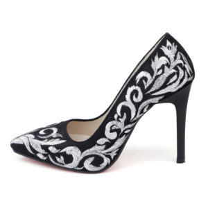 Pump Heels voor Dames met Geborduurd Ontwerp