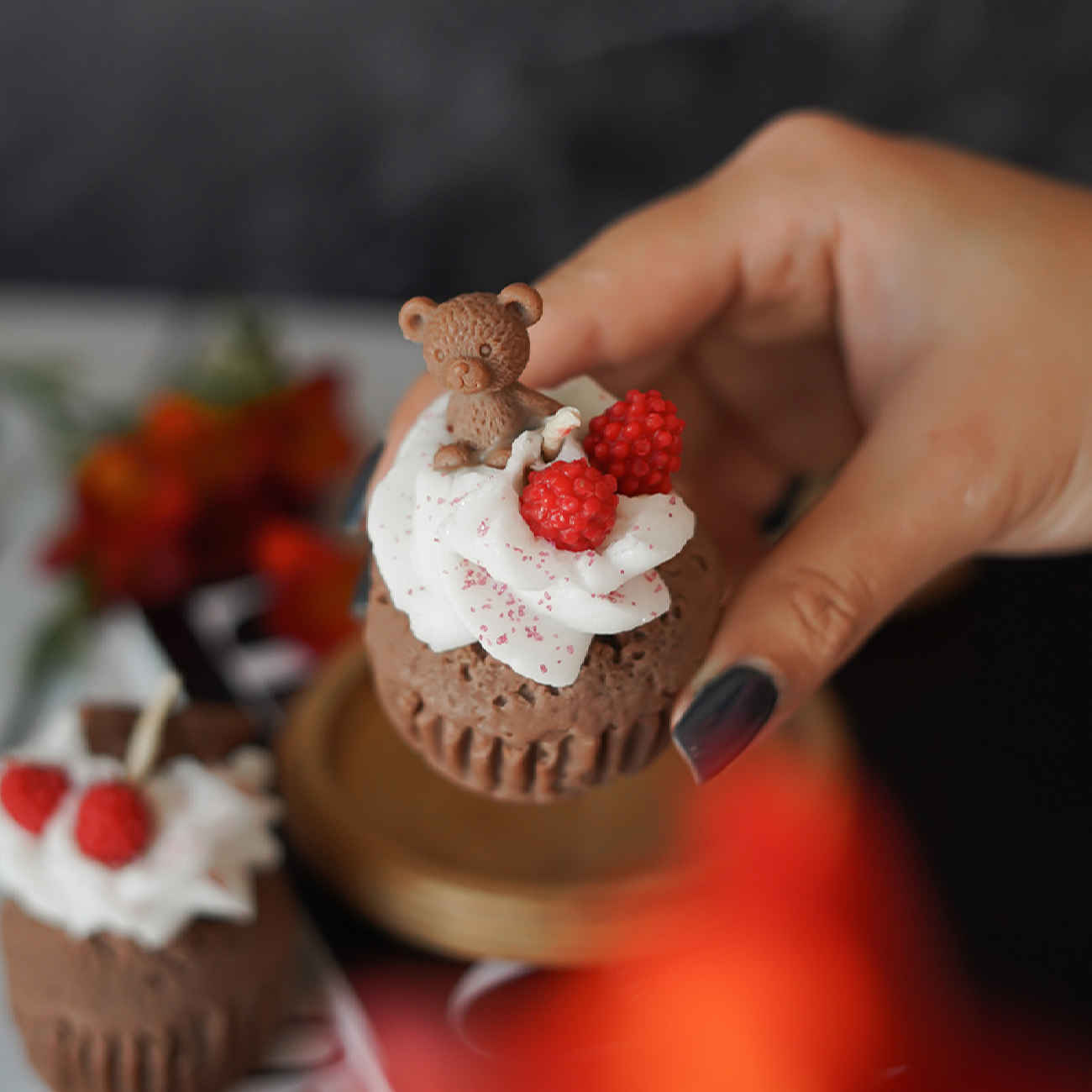 Geurkaars in Pot voor Cadeau & Decoratie Cup Cake