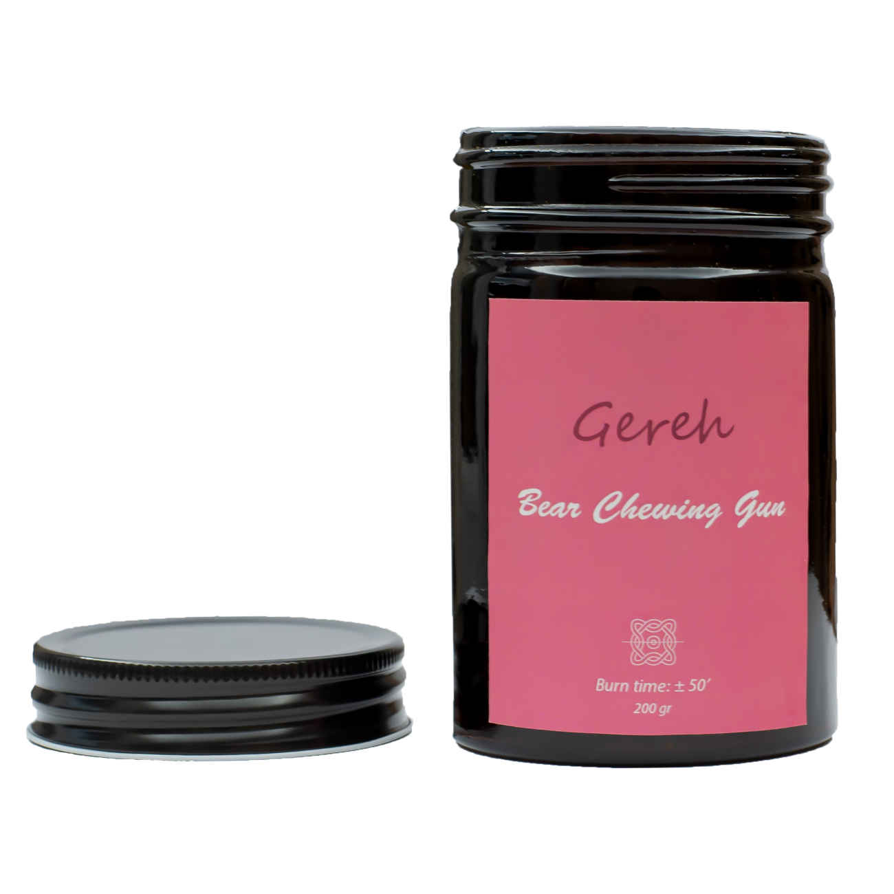 Geurkaars in Glazen Pot met Gummy Geur