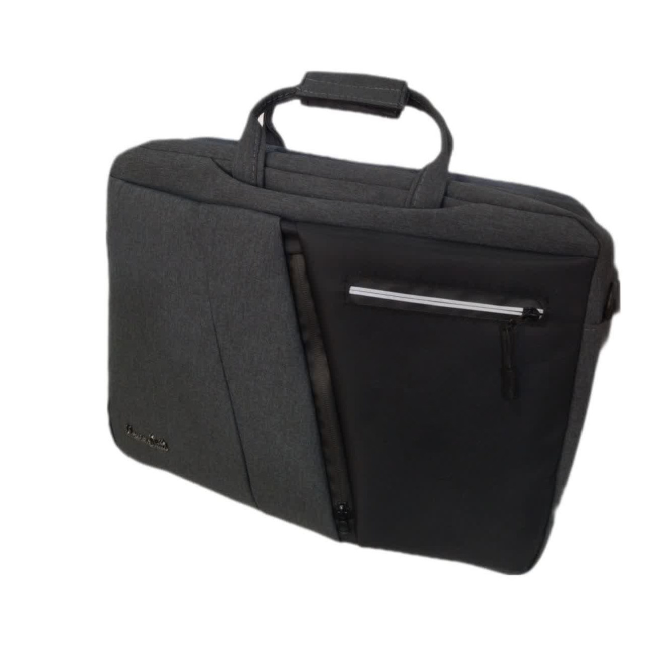 Canvas Aktetas MS90 – Voor 15,6 Inch Laptops – Grijs