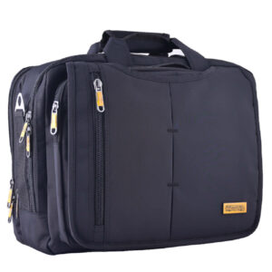 Leren Aktetas A-70 – Voor 13-15 Inch Laptops – Zwart