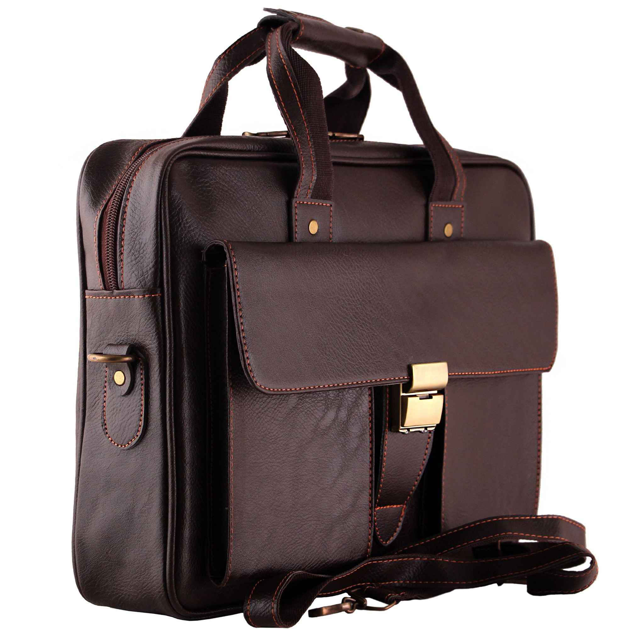 Adin Leather Aktetas DP1 – Voor Heren – Laptopformaat