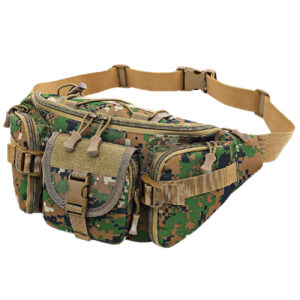 Tactische Canvas Heuptas – Bruin Outdoor