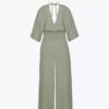 Driekwart mouwen jumpsuit voor dames