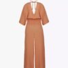 Driekwart mouwen jumpsuit voor dames