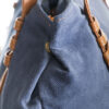 Shopper Handtas Rozhand – Grijs met Leren Handvatten