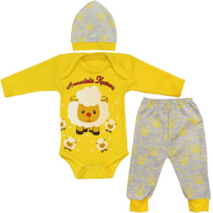 Unisex Baby Kleding Set van 3 Model Lammetje