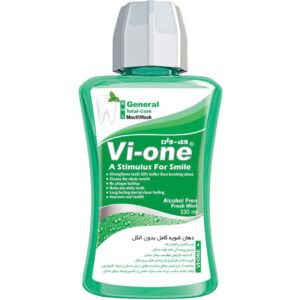 Vi-One Algemene Mondspoeling Alcoholvrij Munt Smaak 330 ml (x5)