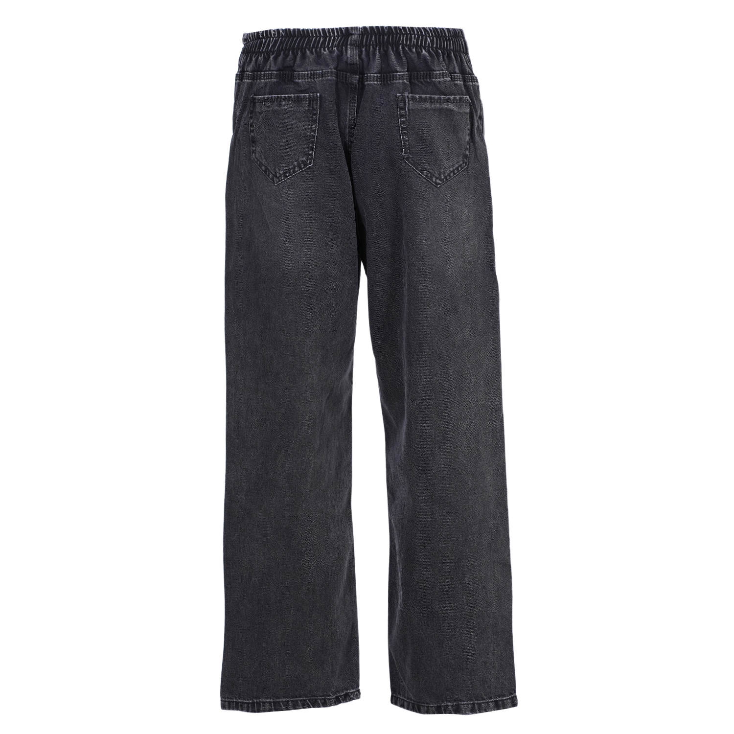 Wijd Uitlopende Baggy Jeans – Houtskool Denim