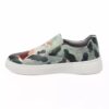 Graffiti Print Sneakers – Vrouwen’s Modieuze Casual Schoenen Model Bosfee