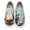 Graffiti Print Sneakers – Vrouwen’s Modieuze Casual Schoenen Model Bosfee