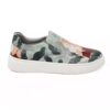 Graffiti Print Sneakers – Vrouwen’s Modieuze Casual Schoenen Model Bosfee