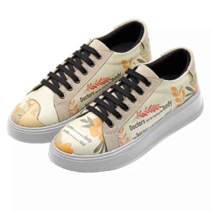 Graffiti Print Sneakers – Dames Chique Casual Schoenen Model Paard
