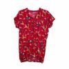 Dames Katoenen T-shirt met Korte Mouwen met Hert Ontwerp