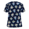 Dames Katoenen T-shirt met Korte Mouwen met Bloemontwerp