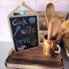 Houten Make-up Kwastenhouder van Natuurlijk Hout
