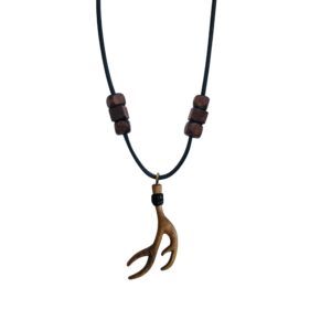 Houten Ketting Handgemaakt Model Hertengewei