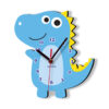 Houten Wandklok voor Kinderkamer Model Dino