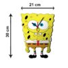 Houten Wandklok voor Kinderkamer Model SpongeBob