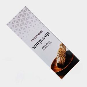 Ayurvedische Witte Salie Wierookstokjes – Handgemaakt (Set van 2)