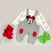 Baby T-shirt en Jumpsuit Set met Minnie Mouse Ontwerp