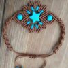 Boheemse Geborduurde Macramé Armband – Ster