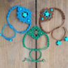 Boheemse Geborduurde Macramé Armband – Ster