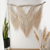Boheemse Macramé Wandtapijt Kunst Model Engel