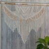 Boheemse Macramé Wandtapijt Kunst Model Engel