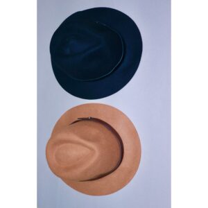 Klassieke Adly Hoed in Navy Blauw (Vilt)