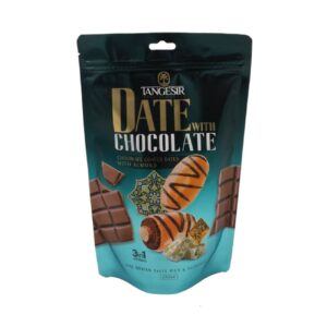 Chocolade Bedekte Dadels met Amandel en Gaz & Sohan Smaak 250 gr (x6)