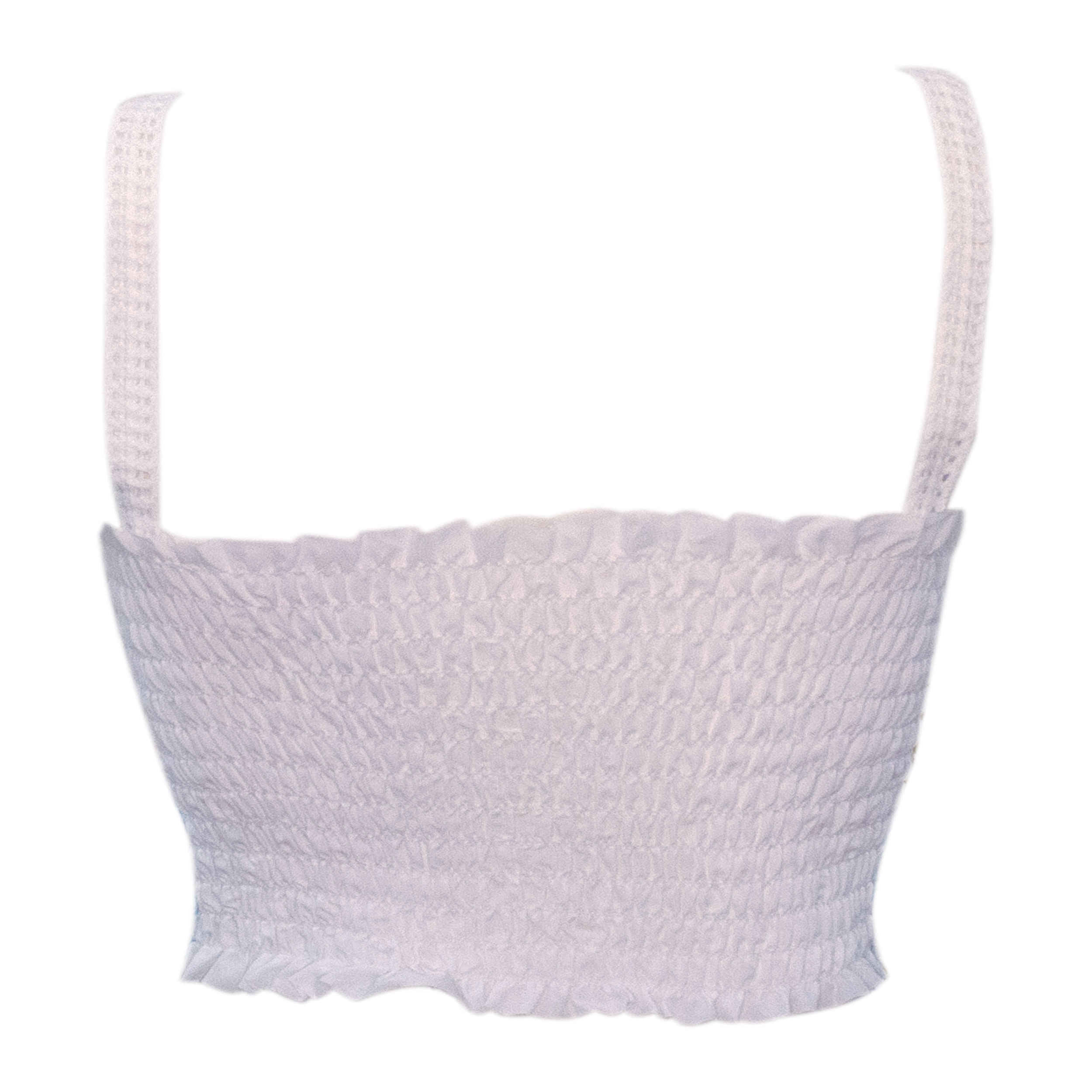 Gehaakte Crop Top voor Vrouwen Handgeweven Model Regenboog
