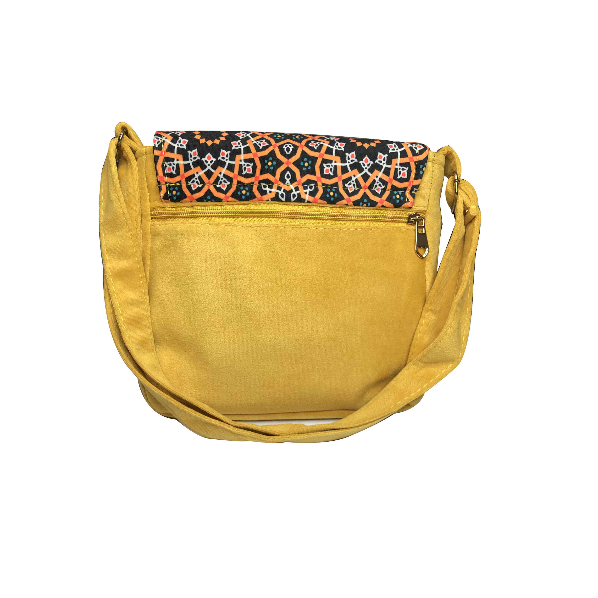Bohemian Schoudertas Model Zon – Geel
