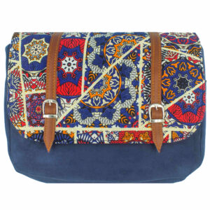 Boheemse Crossbody Schoudertas met Perzisch Geïnspireerd Geometrisch Patroon