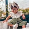 Babyslab met Bloemenpatroon - Model Paradise - Wit